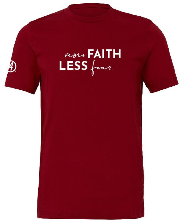 More Faith Less Fear Unisex Tee